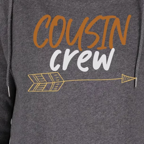 Cousin Crew Thanksgiving Cool Gift Womens Funnel Neck Pullover Hood