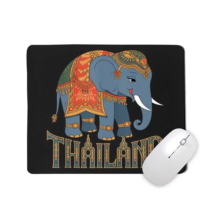 Cute Cartoon Thailand Elephant Unique Chang Lovely Gift Crew Mousepad