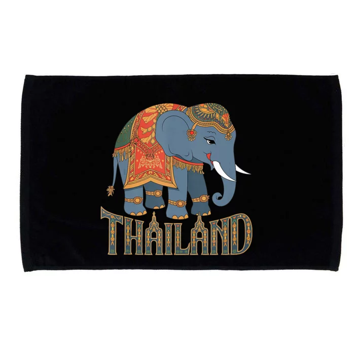 Cute Cartoon Thailand Elephant Unique Chang Lovely Gift Crew Microfiber Hand Towel