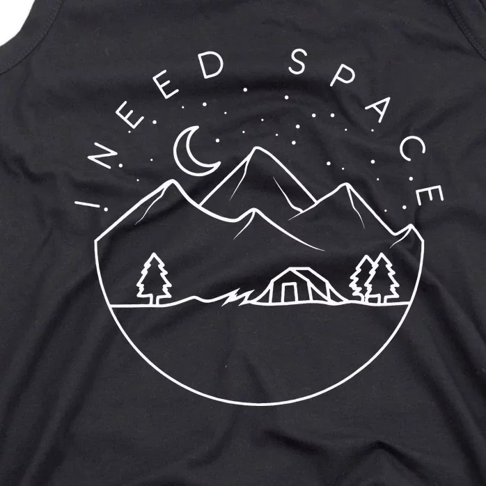 Cute Camping Trip Camper I Need Space Tank Top