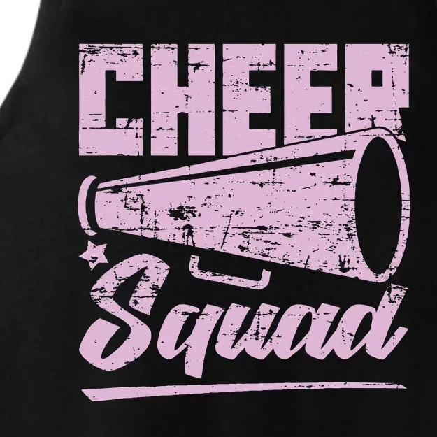 Cheering Cheerleading Team Cheer Squad Cheerleader Ladies Tri-Blend Wicking Tank