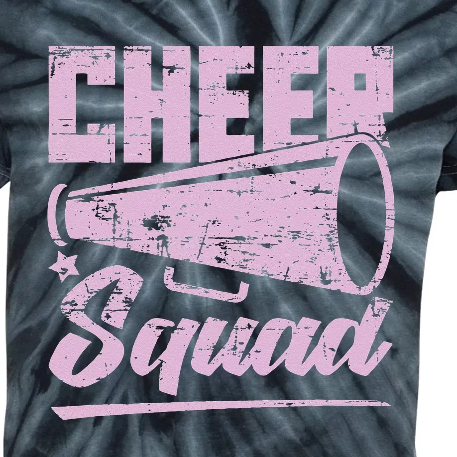 Cheering Cheerleading Team Cheer Squad Cheerleader Kids Tie-Dye T-Shirt