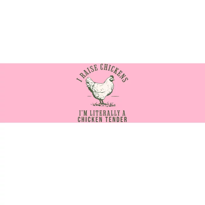 Cool Chicken Tender Art Poultry Chicken Farmer Bumper Sticker