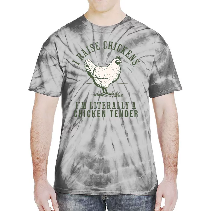 Cool Chicken Tender Art Poultry Chicken Farmer Tie-Dye T-Shirt