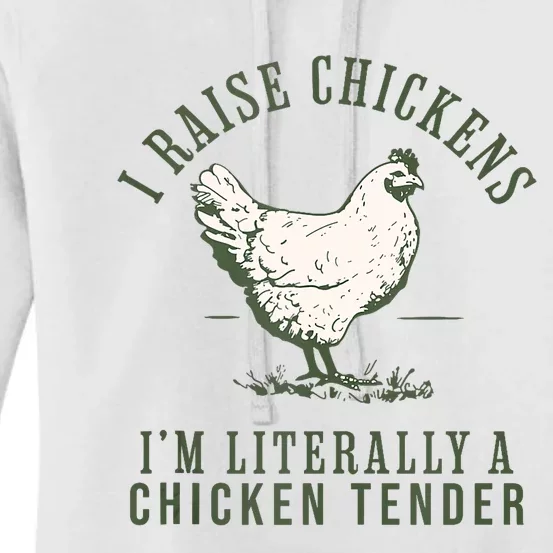 Cool Chicken Tender Art Poultry Chicken Farmer Women's Pullover Hoodie