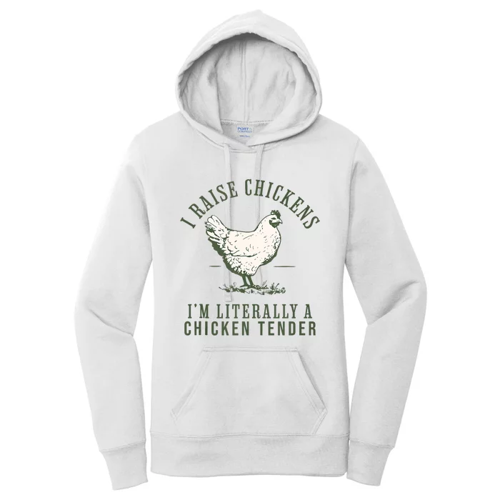 Cool Chicken Tender Art Poultry Chicken Farmer Women's Pullover Hoodie