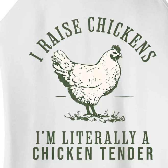 Cool Chicken Tender Art Poultry Chicken Farmer Women’s Perfect Tri Rocker Tank