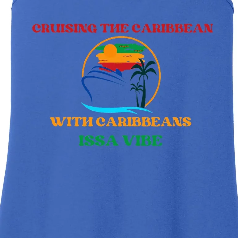 Caribbean Cruise Travel Vacation Ladies Essential Tank