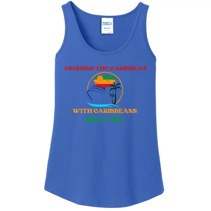 Caribbean Cruise Travel Vacation Ladies Essential Tank