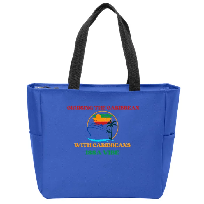 Caribbean Cruise Travel Vacation Zip Tote Bag