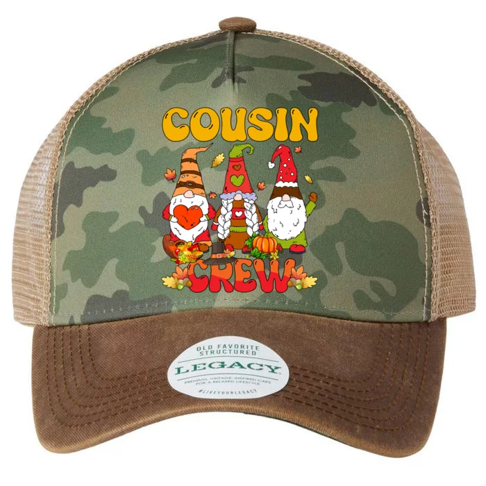 Cousin Crew Three Thanksgiving Gnomes Horror Costume Family Gift Legacy Tie Dye Trucker Hat