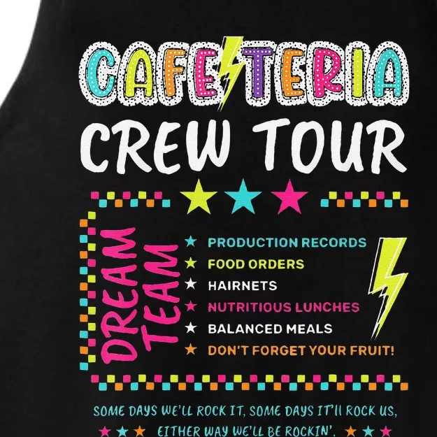 Cafeteria Crew Tou Lunch Lady Dream Team Back To School Gift Ladies Tri-Blend Wicking Tank