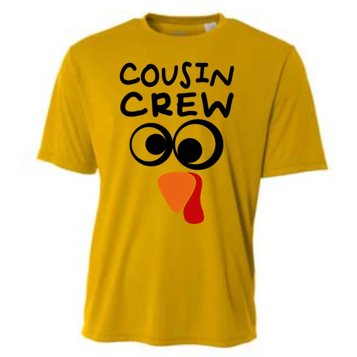 Cousin Crew Turkey Cute Cousin Turkey Thanksgiving Cool Gift Cooling Performance Crew T-Shirt