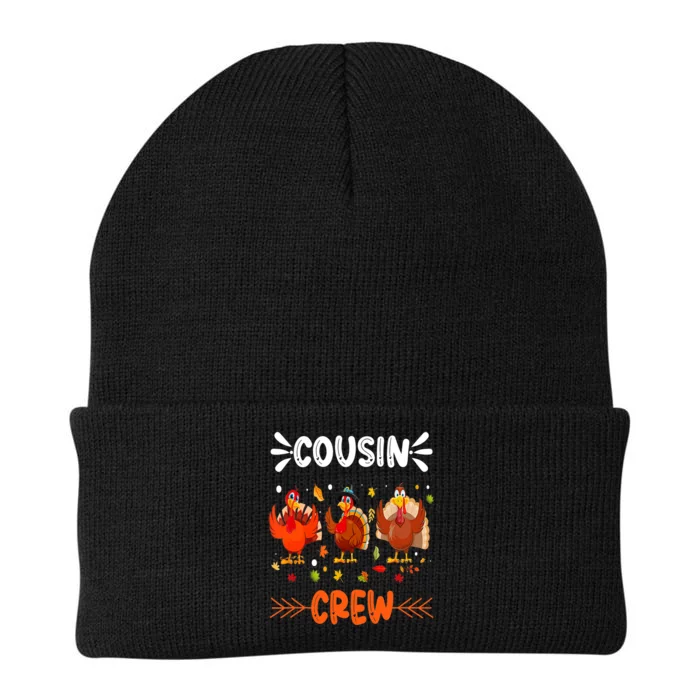 Cousin Crew Turkey Family Thanksgiving Pajamas Matching Knit Cap Winter Beanie