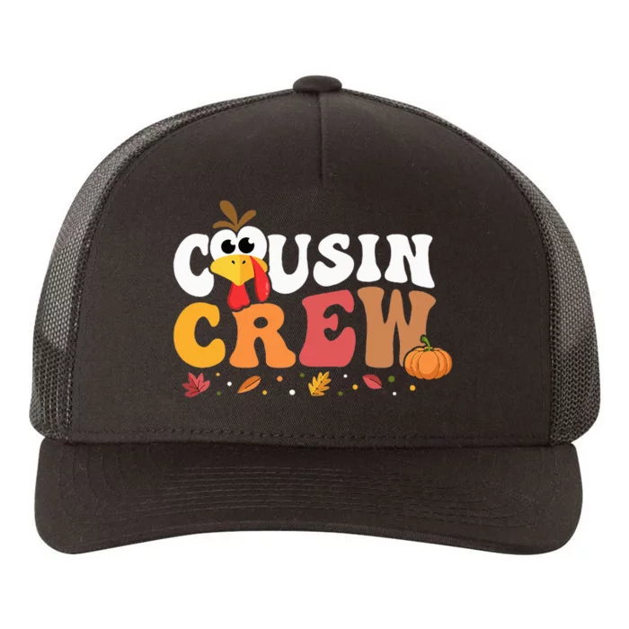 Cousin Crew Thanksgiving Family Matching Turkey Day Fall Yupoong Adult 5-Panel Trucker Hat