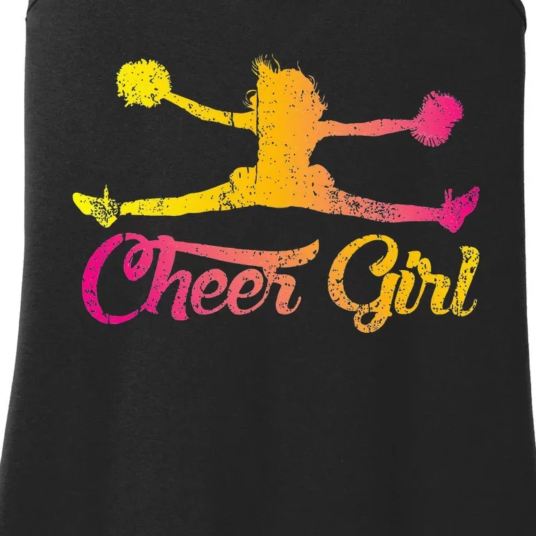 Cheering Cheerleading Team Cheer Squad Cheerleader Ladies Essential Tank