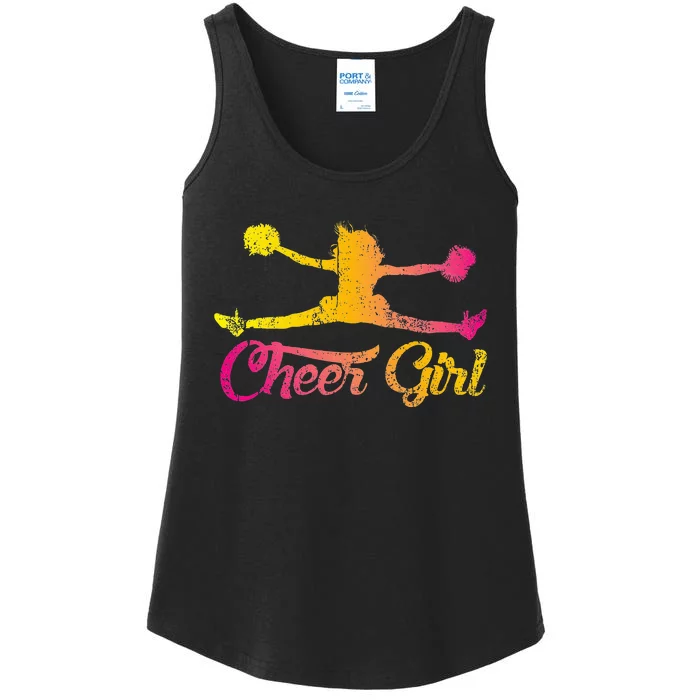 Cheering Cheerleading Team Cheer Squad Cheerleader Ladies Essential Tank