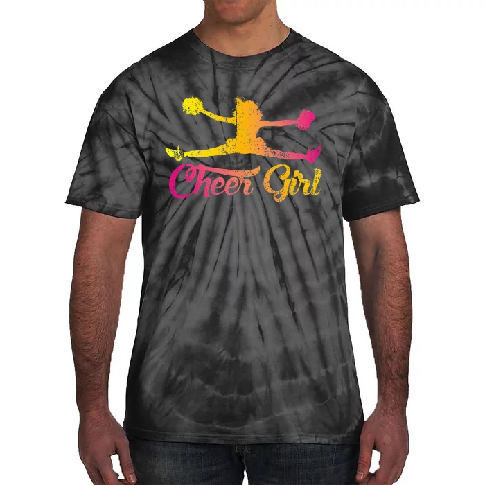 Cheering Cheerleading Team Cheer Squad Cheerleader Tie-Dye T-Shirt