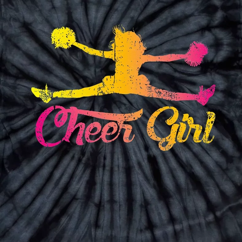 Cheering Cheerleading Team Cheer Squad Cheerleader Tie-Dye T-Shirt