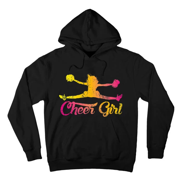 Cheering Cheerleading Team Cheer Squad Cheerleader Tall Hoodie