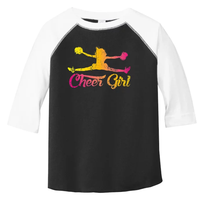 Cheering Cheerleading Team Cheer Squad Cheerleader Toddler Fine Jersey T-Shirt