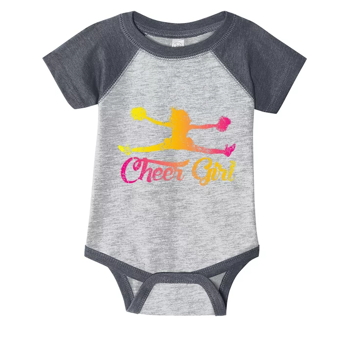 Cheering Cheerleading Team Cheer Squad Cheerleader Infant Baby Jersey Bodysuit