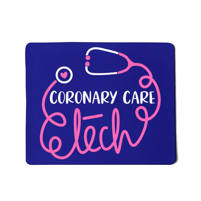 Coronary Care Tech Ccu Technologists Cicu Cardiac Technician Gift Mousepad