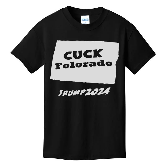 Cuck Colorado Trump 2024 Kids T-Shirt