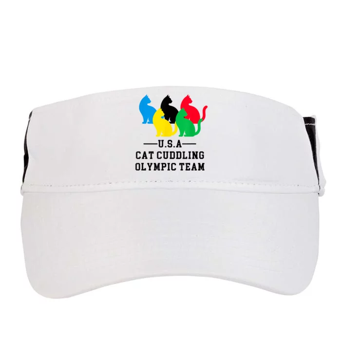 Cat Cuddling Team Adult Drive Performance Visor