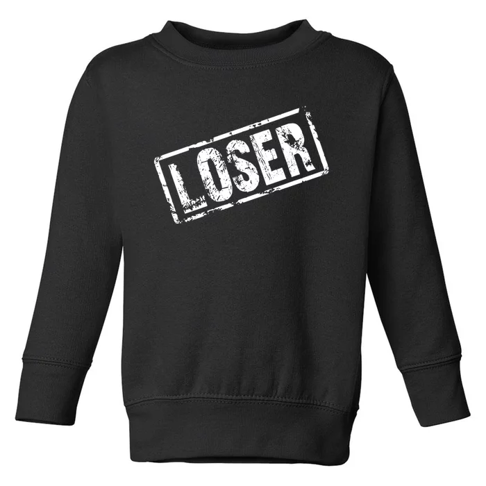 Cinder Cell Throwback Loser Toddler Sweatshirt