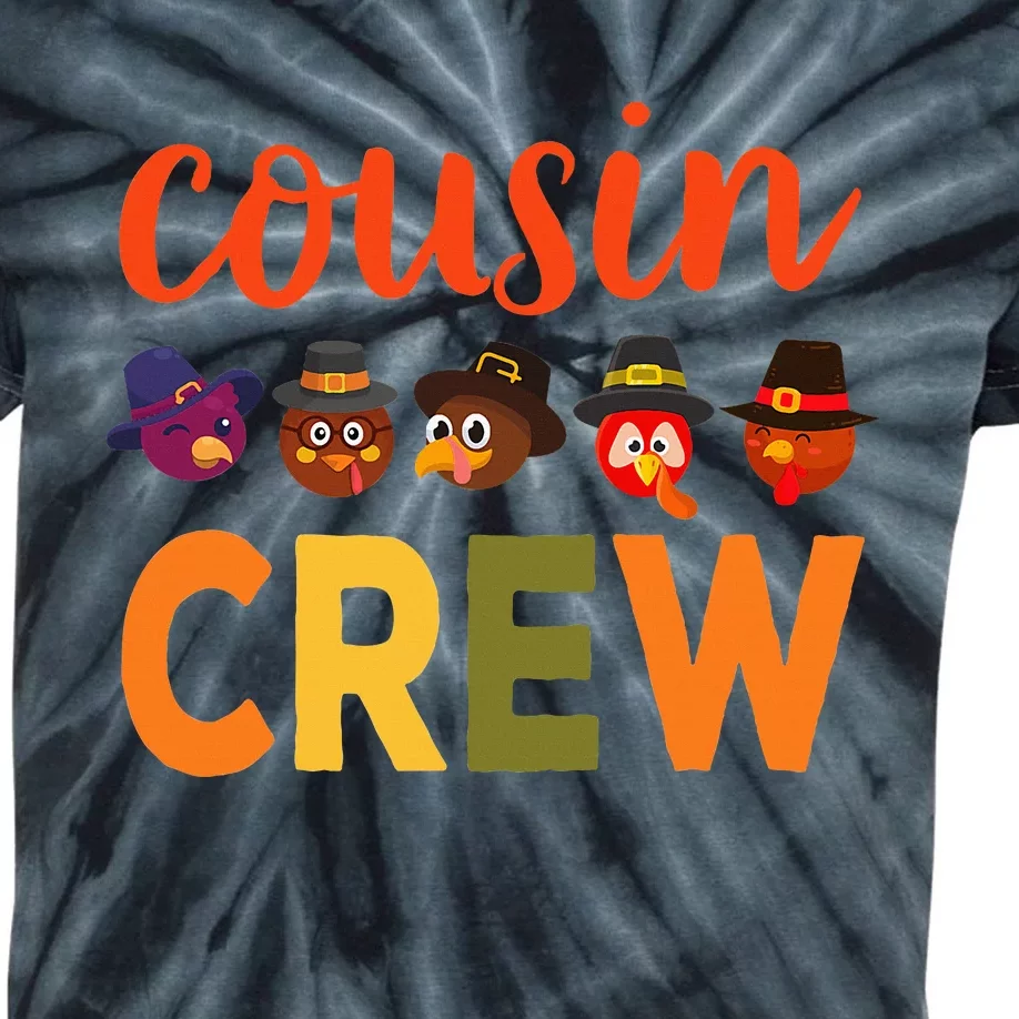 Cousin Crew Thanksgiving Kids Tie-Dye T-Shirt