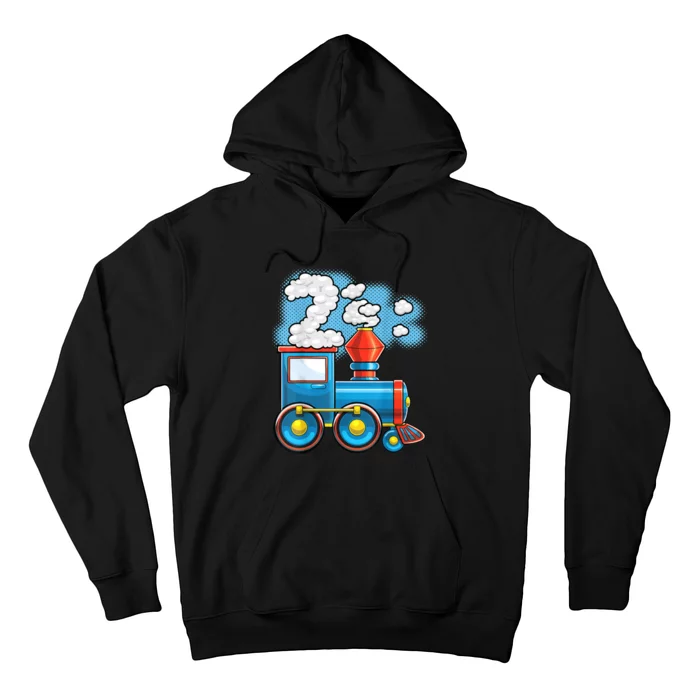 Chugga Chugga Train 2nd Birthday Party Supply Birthday Boy Hoodie