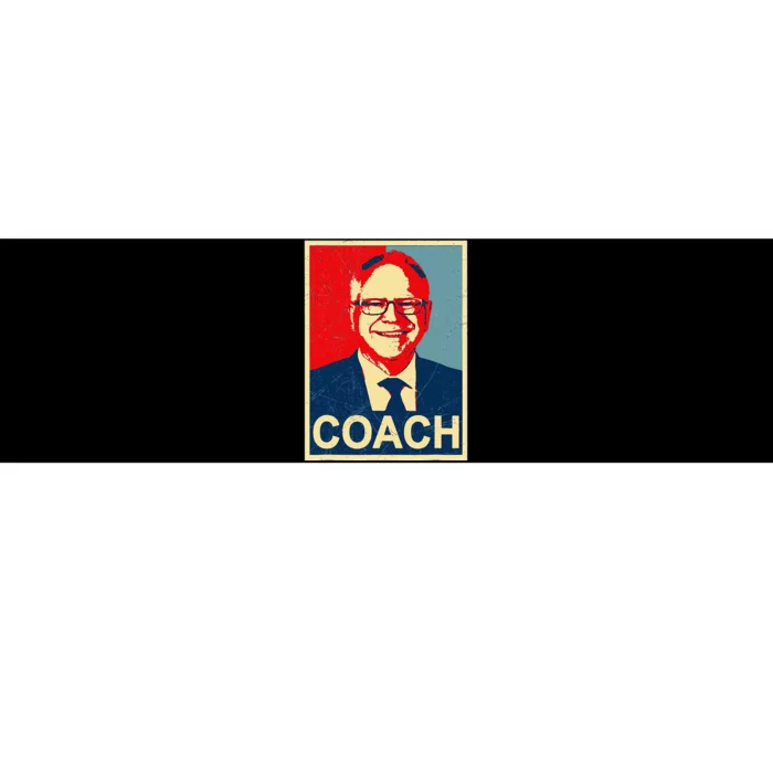 Coach! Coach Tim Walz Tribute Harris Walz Election 2024 Bumper Sticker