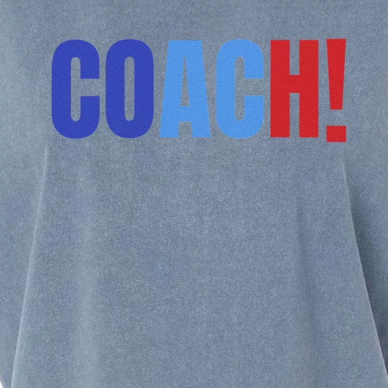 Coach! Coach Tim Walz Tribute Harris Walz Election 2024 Garment-Dyed Women's Muscle Tee