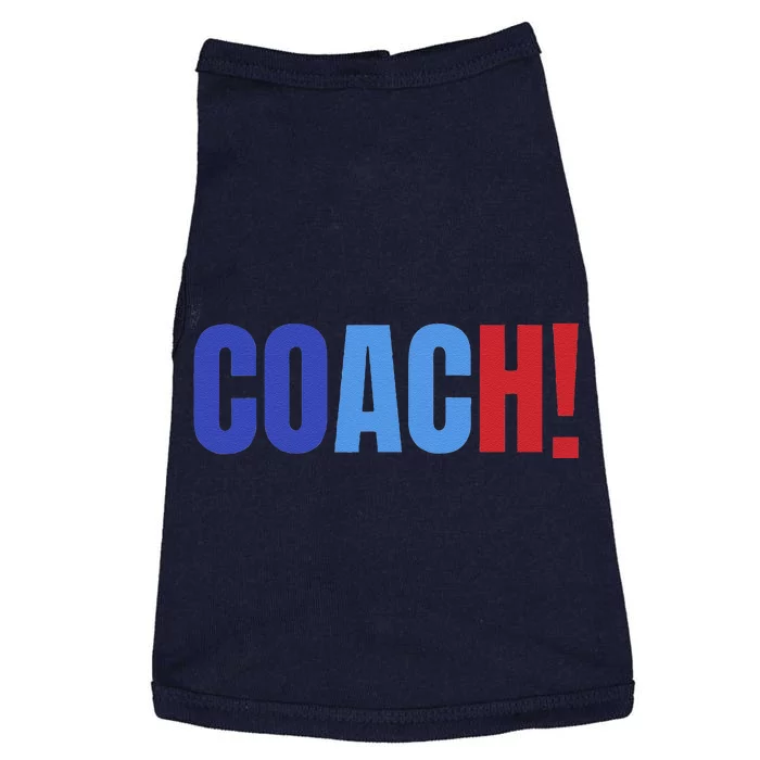 Coach! Coach Tim Walz Tribute Harris Walz Election 2024 Doggie Tank