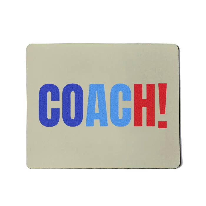 Coach! Coach Tim Walz Tribute Harris Walz Election 2024 Mousepad