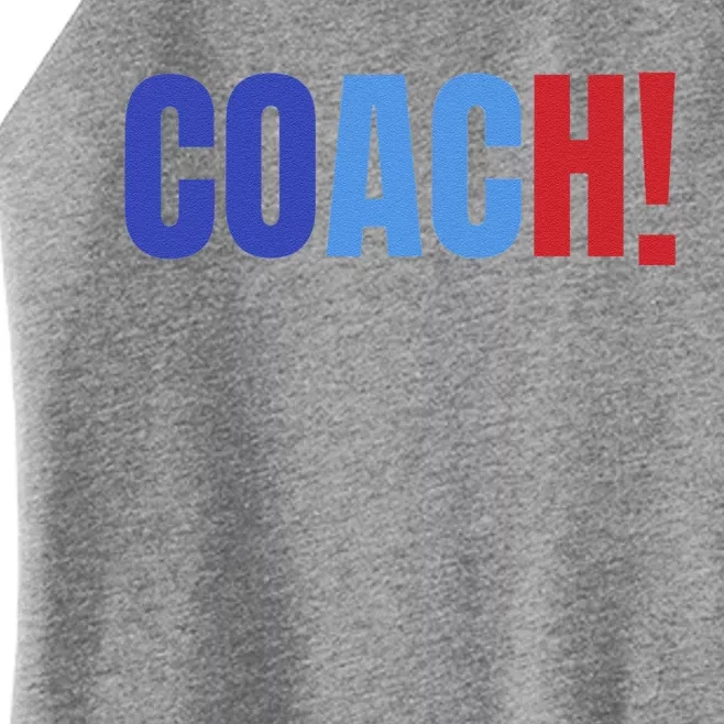 Coach! Coach Tim Walz Tribute Harris Walz Election 2024 Women’s Perfect Tri Rocker Tank