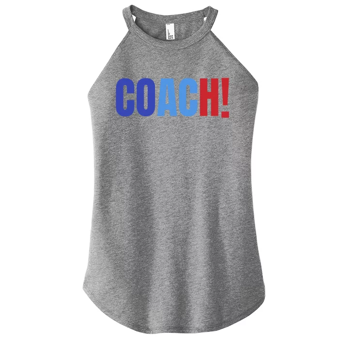 Coach! Coach Tim Walz Tribute Harris Walz Election 2024 Women’s Perfect Tri Rocker Tank