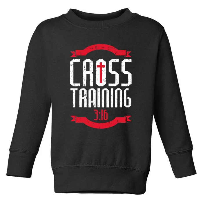 Christian Cross Training 316 Workout Fitness Toddler Sweatshirt