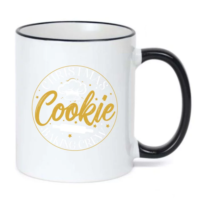 Christmas Cookie Team Crew Festive Cookie Baking Gift Black Color Changing Mug