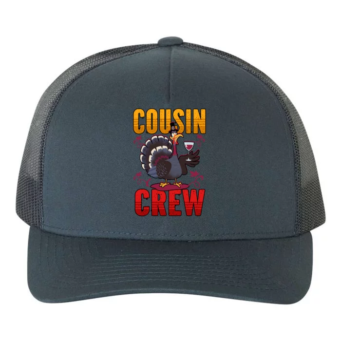 Cousin Crew Thanksgiving Pajamas Cute Gift Yupoong Adult 5-Panel Trucker Hat