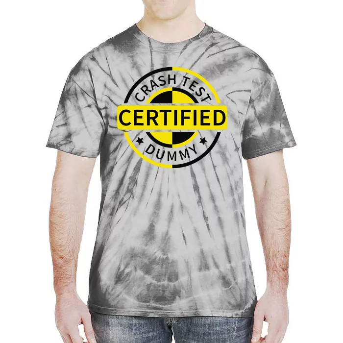 Certified Crash Test Dummy Funny Injury For Injured Friend Tie-Dye T-Shirt