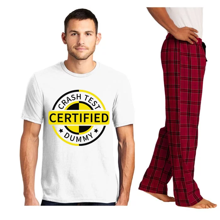 Certified Crash Test Dummy Funny Injury For Injured Friend Pajama Set