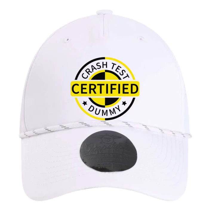 Certified Crash Test Dummy Funny Injury For Injured Friend Performance The Dyno Cap