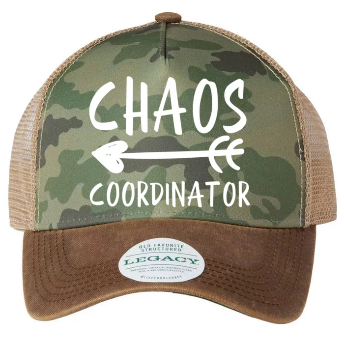 Chaos Coordinator Teacher Funny Gift 1St Grade Teacher Gift Legacy Tie Dye Trucker Hat