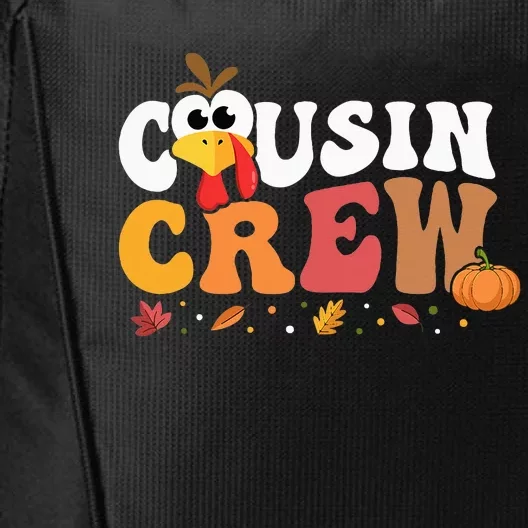 Cousin Crew Thanksgiving Family Matching Turkey Day Fall City Backpack