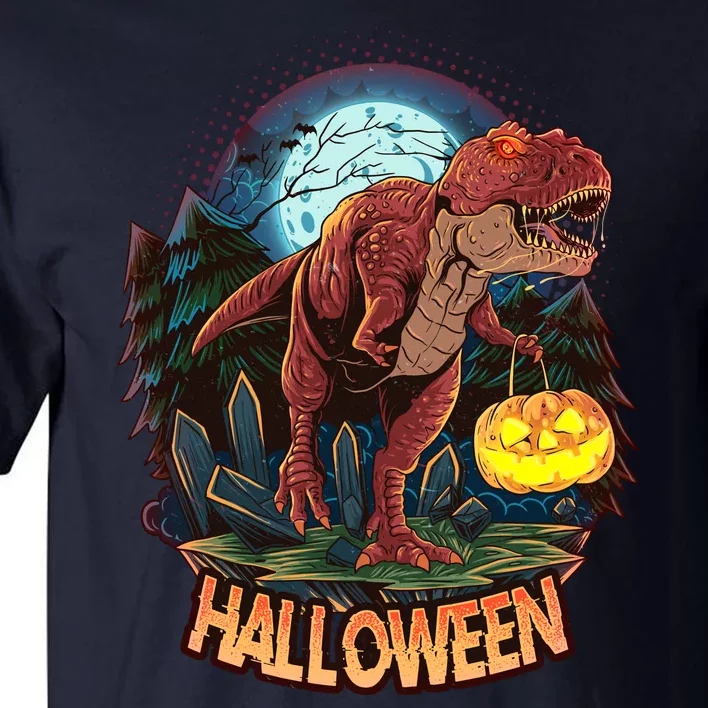 Cool Creepy Trex Dinosaur Halloween Tall T-Shirt