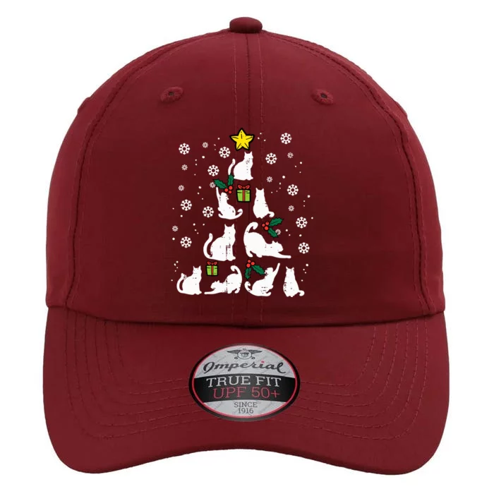 Cats Christmas Tree Cute Cat Lover Xmas Winter The Original Performance Cap