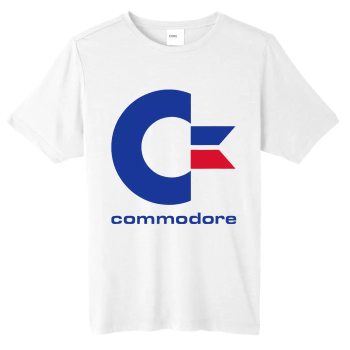 Commodore C64 Uppercase Letter Blue Red & Commodore ChromaSoft Performance T-Shirt