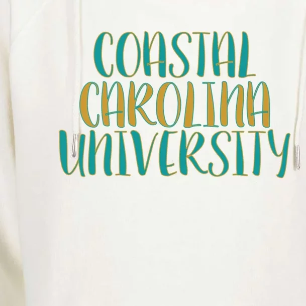 Coastal Carolina University Womens Funnel Neck Pullover Hood